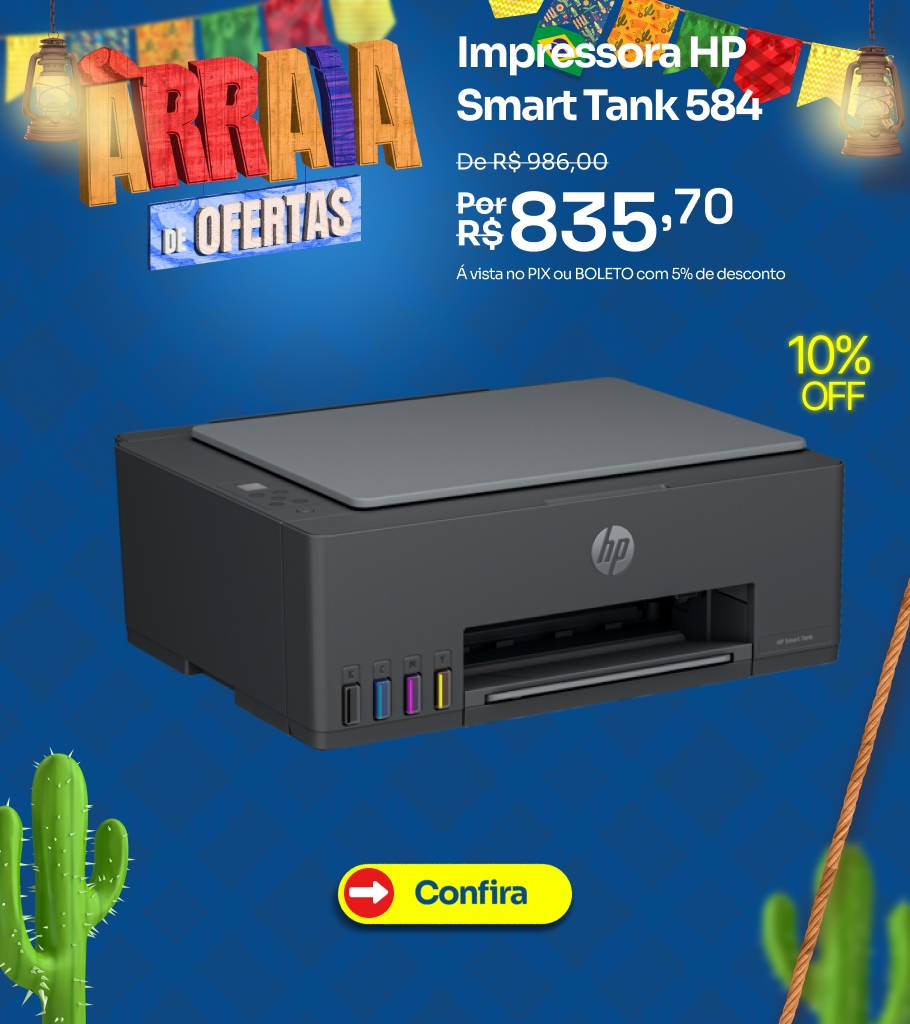 Banner Mobile - Impressora HP 584